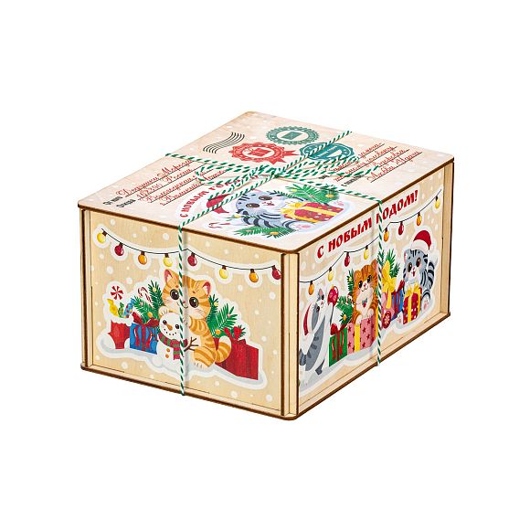 Сладкий новогодний подарок Котики