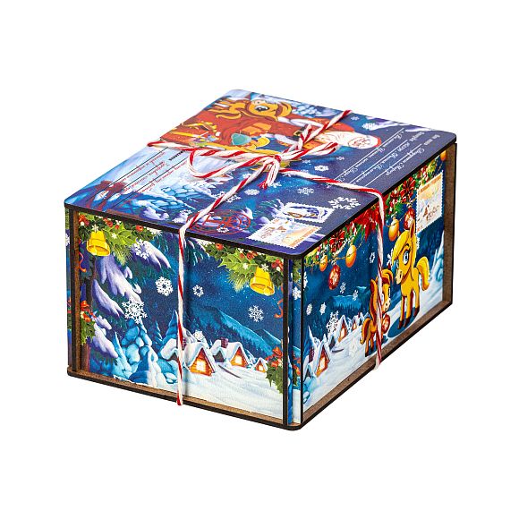 Сладкий новогодний подарок Посылка от сказочной лошадки (Полезный состав)