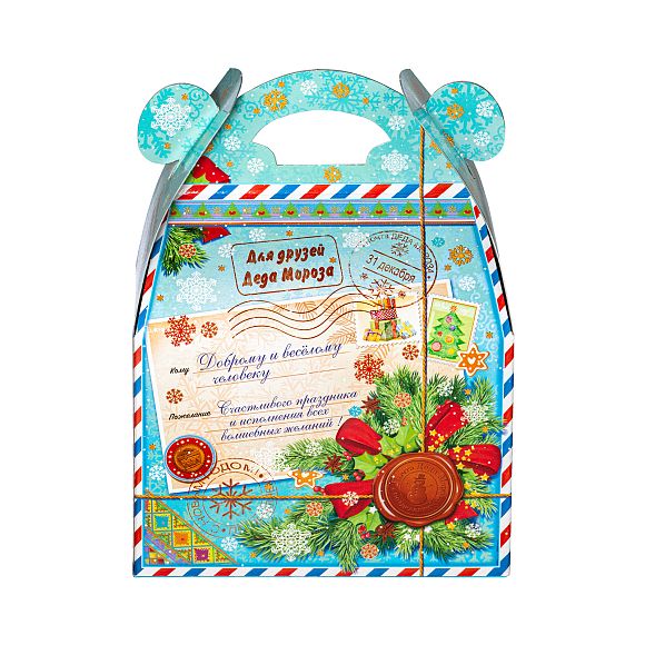 Сладкий новогодний подарок Сундучок Открытки