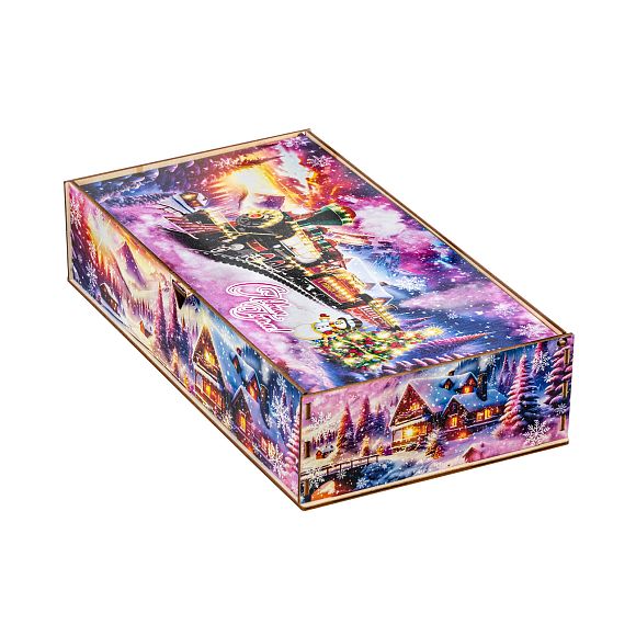 Сладкий новогодний подарок Снежный экспресс