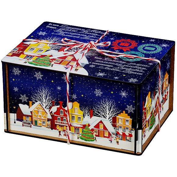 Сладкий новогодний подарок Синяя ночь