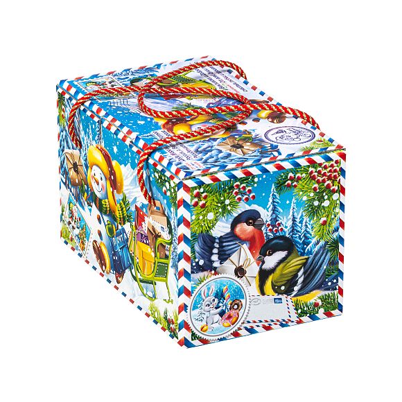 Сладкий новогодний подарок  Почтальон Снежкин