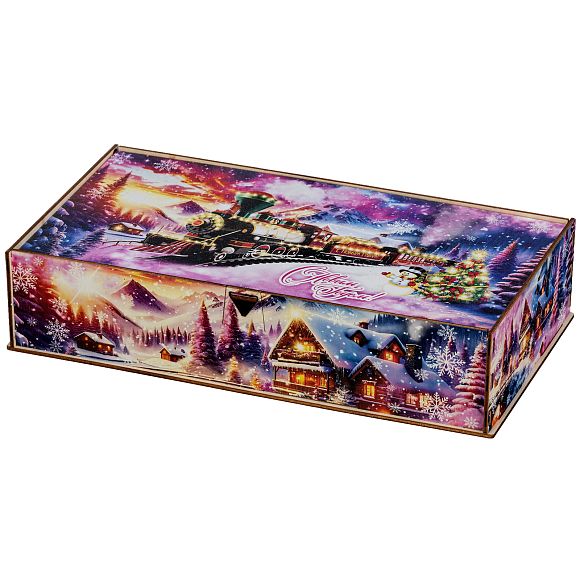 Сладкий новогодний подарок Снежный экспресс